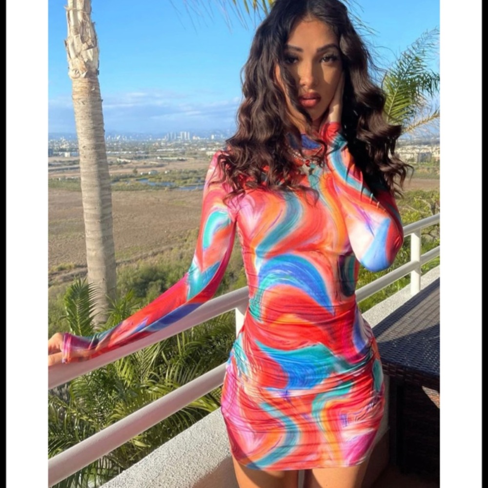 Stormy Weather Mini Fashion Nova Dress